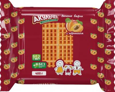 Вафли мягкие венские с абрикосом 400 г