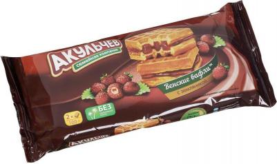 Вафли венские с земляничным джемом 100 г – фото 6