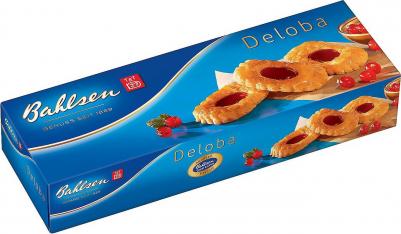 Печенье слоеное Deloba с красной смородиной 100 г – фото 4