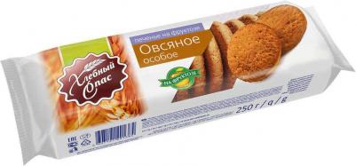 Печенье сдобное Особое овсяное на фруктозе 250г – фото 3