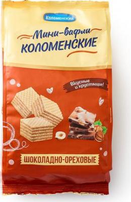 Мини-вафли шоколадно-ореховые 200 г – фото 1