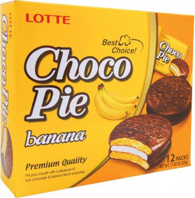 Пирожное Choco Pie банановое 336 г (12 штук в упаковке) – фото 7