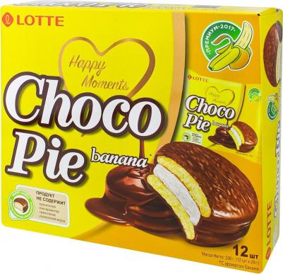 Пирожное Choco Pie банановое 336 г (12 штук в упаковке) – фото 10