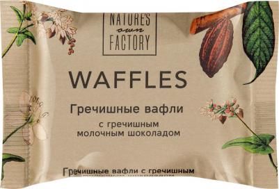 Гречишные вафли с гречишным молочным шоколадом, - 20 г – фото 2