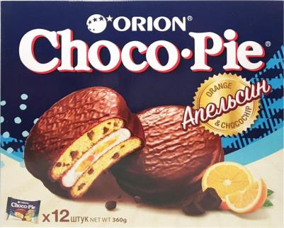 Пирожное Choco-Pie шоколадное с апельсином 360г – фото 2
