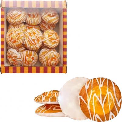 Печенье бисквитное Сладяша апельсиновые в белой глазури 400 г – фото 5