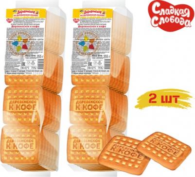 Печенье сахарное Деревенское к кофе, 355 г – фото 3