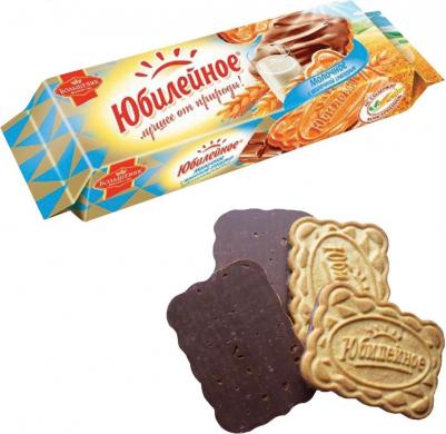 Печенье молочное с глазурью, 116 г – фото 1