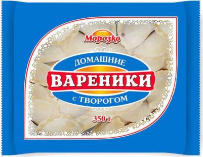 Вареники Домашние с творогом, 350 г – фото 1