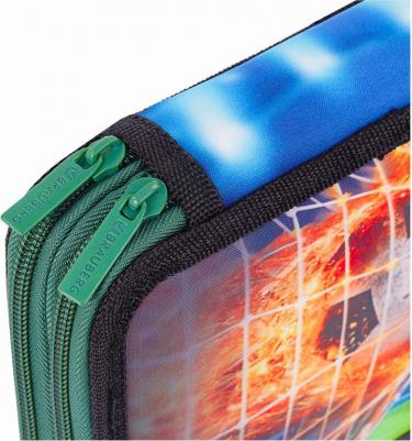 Пенал, 2 отделения, полиэстер, 21х14 см, Fire football, 270322 – фото 5