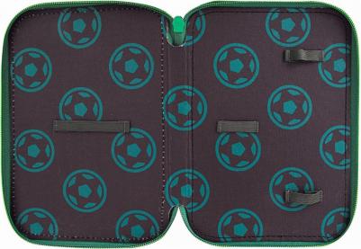 Пенал, 2 отделения, полиэстер, 21х14 см, Fire football, 270322 – фото 8