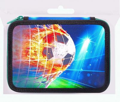 Пенал, 2 отделения, полиэстер, 21х14 см, Fire football, 270322 – фото 10