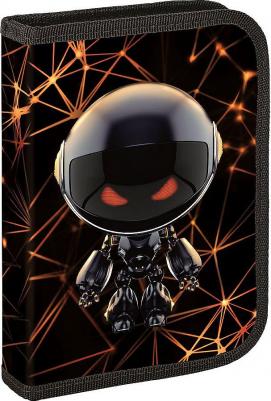 Пенал 271516 271516, Ufo, 1 отделение, форма прямоугольная, черный