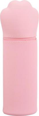 Пенал-тубус односекционный Класс Кошачья лапа розовый – фото 1