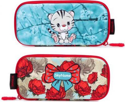 Пенал школьный для девочки, жесткий без наполнения, размер 24х11х4 см 4627197744614