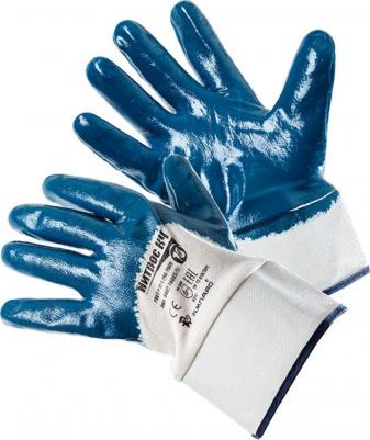 Перчатки рабочие из трикотажного полотна Нитрос КЧ 448575 с нитриловым покрытием – фото 4