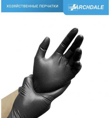Перчатки хозяйственные IRONGRIP, 50 пар / 100 шт, размер: L, цвет: оранжевый, 1 уп. - от 2 упаковок