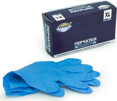 Перчатки нитриловые, 4 гр., XL, 100шт. в уп – фото 1
