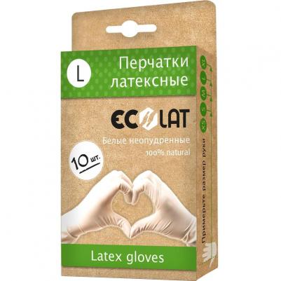 хозяйственные Перчатки одноразовые латексные неопудренные белые – фото 13