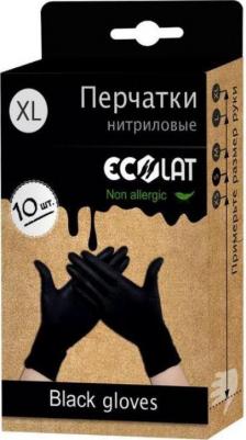 универсальные Перчатки одноразовые нитриловые неопудренные черные