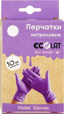 универсальные Перчатки одноразовые нитриловые неопудренные сиреневые 4665300380892