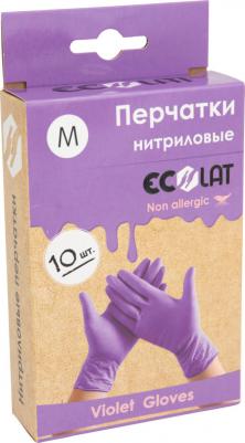 универсальные Перчатки одноразовые нитриловые неопудренные сиреневые 4665300380892 – фото 7