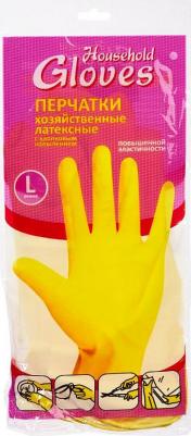 Перчатки латексные желтые (размер 9, L) 4620768571213 – фото 4
