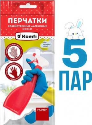 Хозяйственные латексные перчатки БИКОЛОР 4630072702098 – фото 3