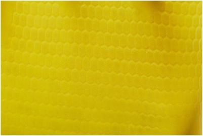 Перчатки латексные с хлопковым напылением желтые (размер 7, S) – фото 2