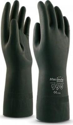 Перчатки Химик LN-F-08 неопрена и латекса черные (размер 10-10.5, XL) – фото 7