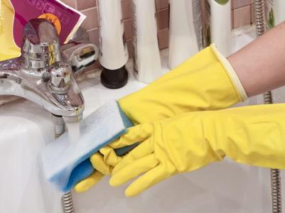 Перчатки хозяйственные "Супер прочные", размер М – фото 4