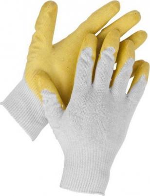 PROTECT р. L-XL, 10 пар в упаковке, перчатки с одинарным латексным обливом, трикотажные, х/б 13 класс, 11408-K10 – фото 3