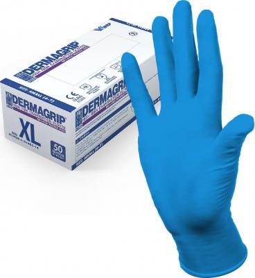 Перчатки латексные смотровые, КОМПЛЕКТ 25 пар, неопудренные, прочные, XL, Extra, D1404-04