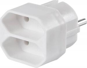 Сетевой переходник BU-PS2F-W (2 розетки) белый