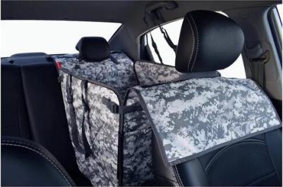 Автогамак для перевозки собак Happy Dog Premium, 1/3 заднего сиденья, коричневый – фото 1