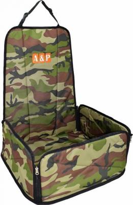 Автогамак для перевозки собак Little Dog на переднее сиденье. Цвет: камуфляж – фото 1