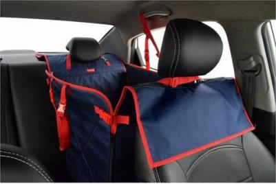 Автогамак Хэппи Дог Премиум. На 1/3 заднего сиденья. Цвет: камуфляж – фото 1