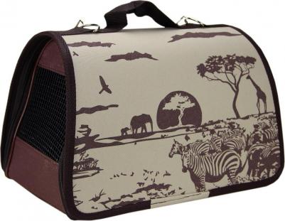 Сумка Лира № 3 для кошек и собак мелкого и среднего размера, 43х27х27см, черная – фото 2