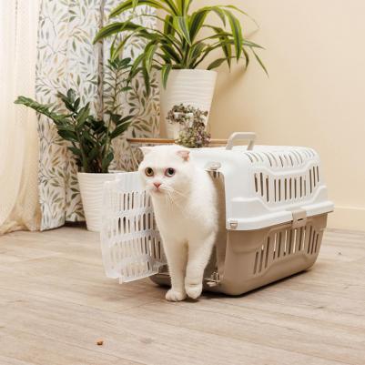 Переноска для кошек и собак Spark, 48,5х33,5х31 см, голубая – фото 1