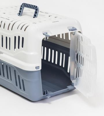 Переноска для кошек и собак Spark, 48,5х33,5х31 см, голубая – фото 3