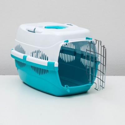 Переноска для животных малая серая, 43х29х27 см – фото 2