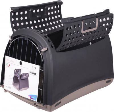 Переноска для животных LINUS CABRIO, пепельно-розовый, 50х32х34,5см – фото 6