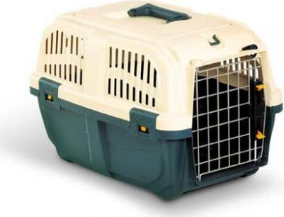 S01050100 Переноска SKUDO 1 48х31,5х31h см с металлической дверцей с замком серая – фото 18