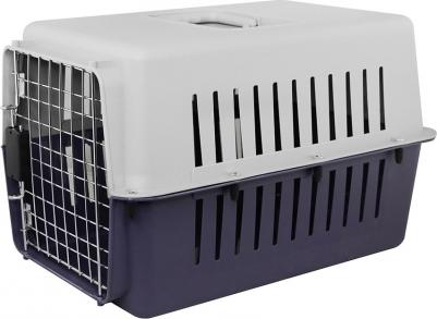 Переноска для животных Баскет, серый, 50х34х32 см – фото 1