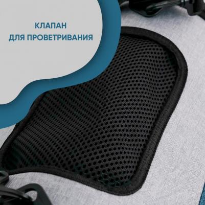 Сумка-переноска для животных, для кошек, для собак, Bag, синий, 41х24х29 см – фото 1