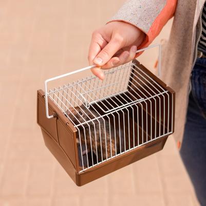Переноска для птиц и грызунов, 21,5х14х15,5 см – фото 4