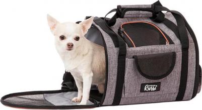 Рюкзак для кошек и собак мелкого размера, 35x23x28 см, серый 4680368242159 – фото 6