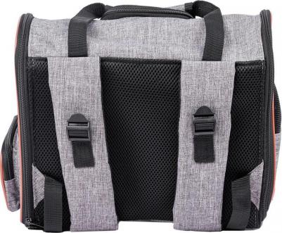 Рюкзак для кошек и собак мелкого размера, 35x23x28 см, серый 4680368242159 – фото 14