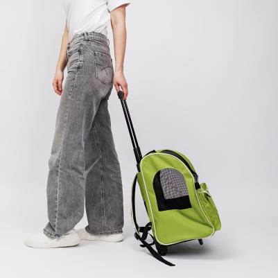 Сумка-рюкзак на колесиках 3 в 1 для кошек и собак мелкого размера, 43х31х43-106 см 4680368053557 – фото 6