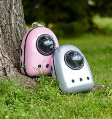 Рюкзак транспортировка Вамп, с иллюминатором, серебристо-серый, 42x28x34 см – фото 5